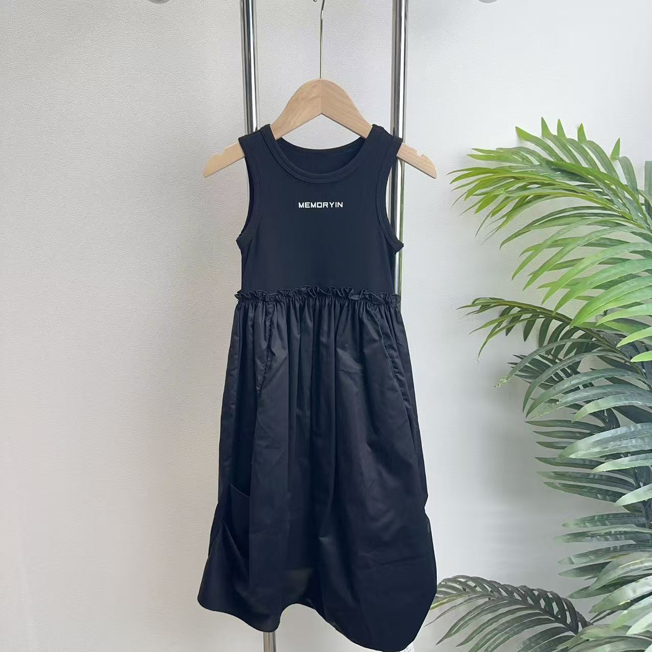 【1017】黑色连衣裙B7-10