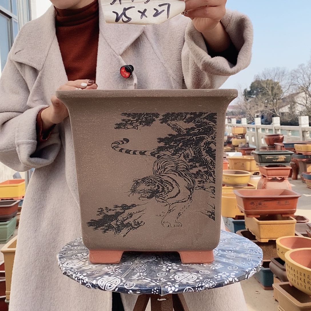 紫砂花盆紫砂花盆