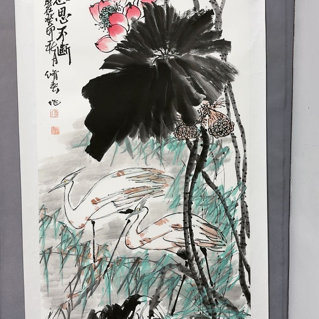 国画国画纯手绘作品请放心去藏