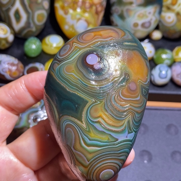 未镶嵌玛瑙/玉髓珠宝半成品13