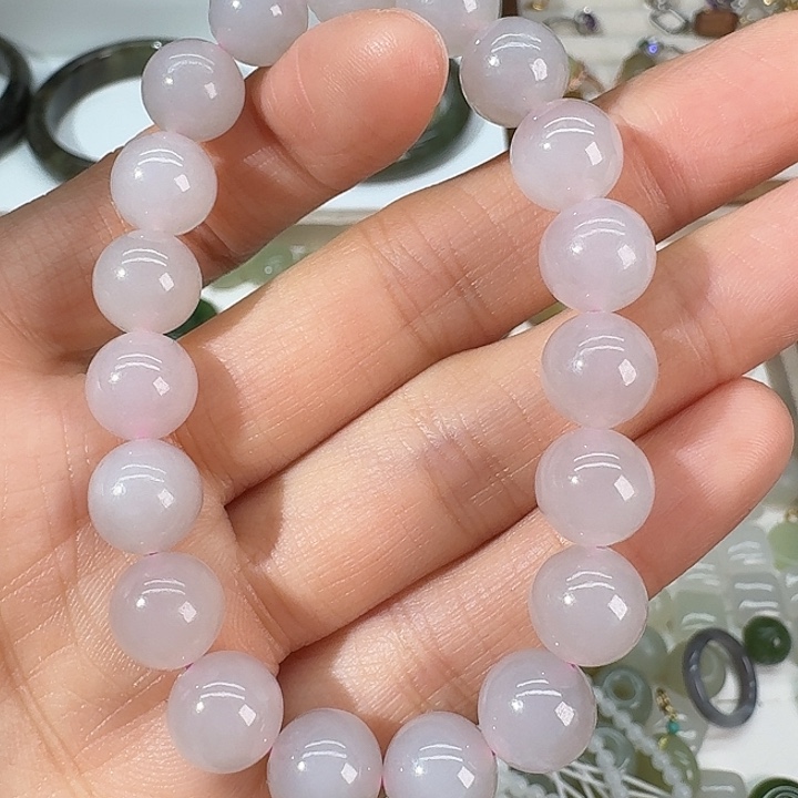 和田玉未镶嵌手链10mm