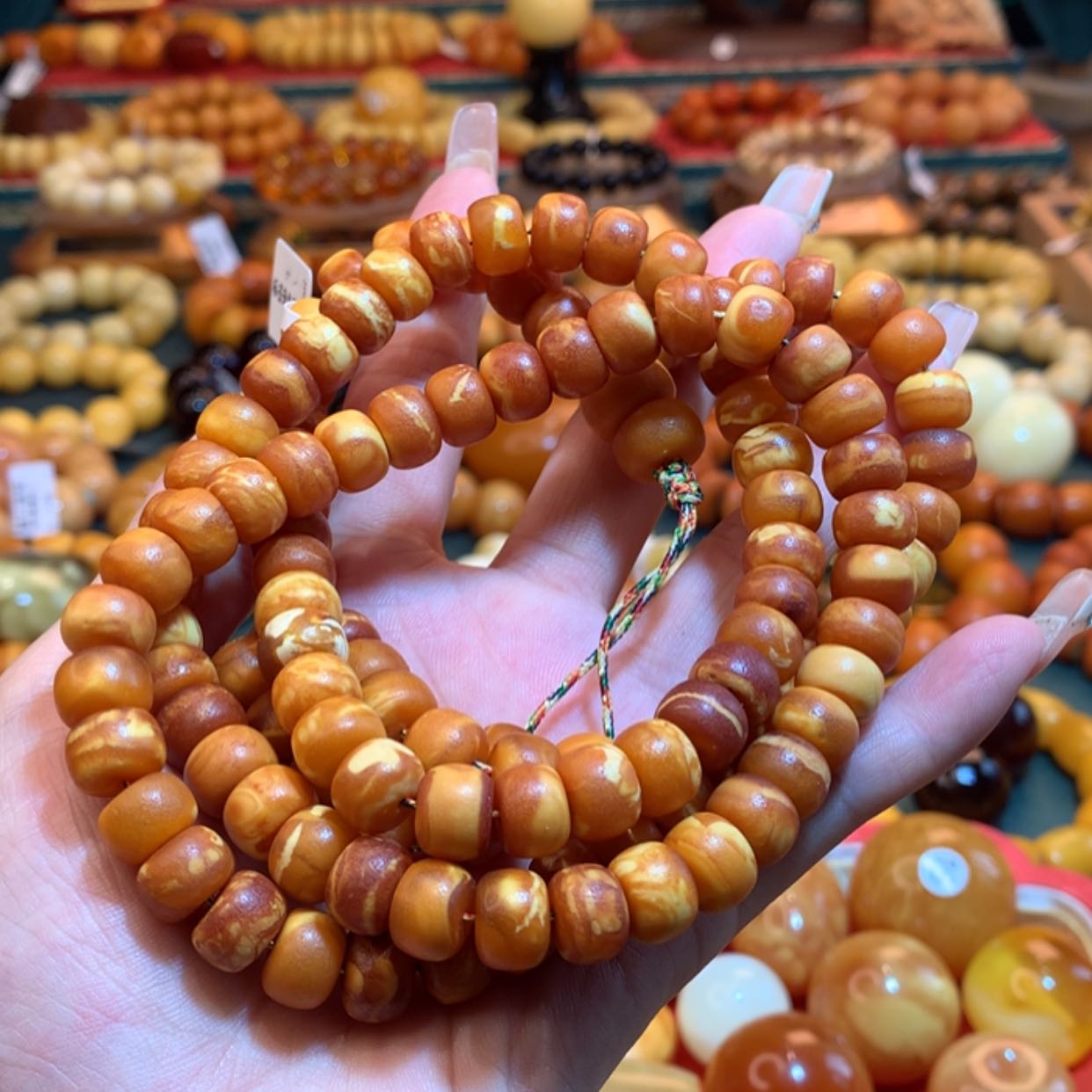 【闪购商品】未镶嵌琥珀手链蜜蜡