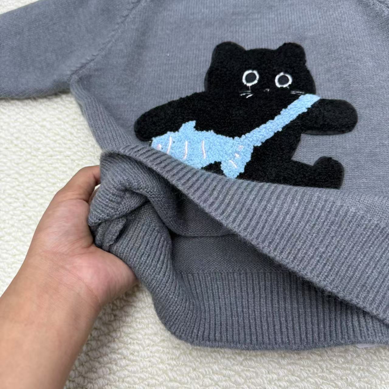 079-秋冬款小猫毛衣