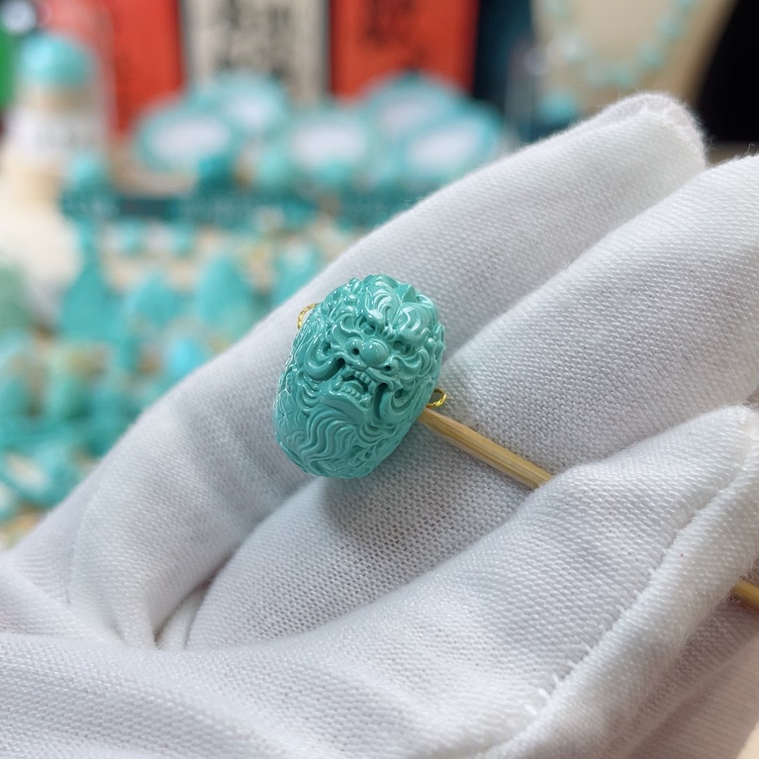 绿松石珠宝奇石未镶嵌