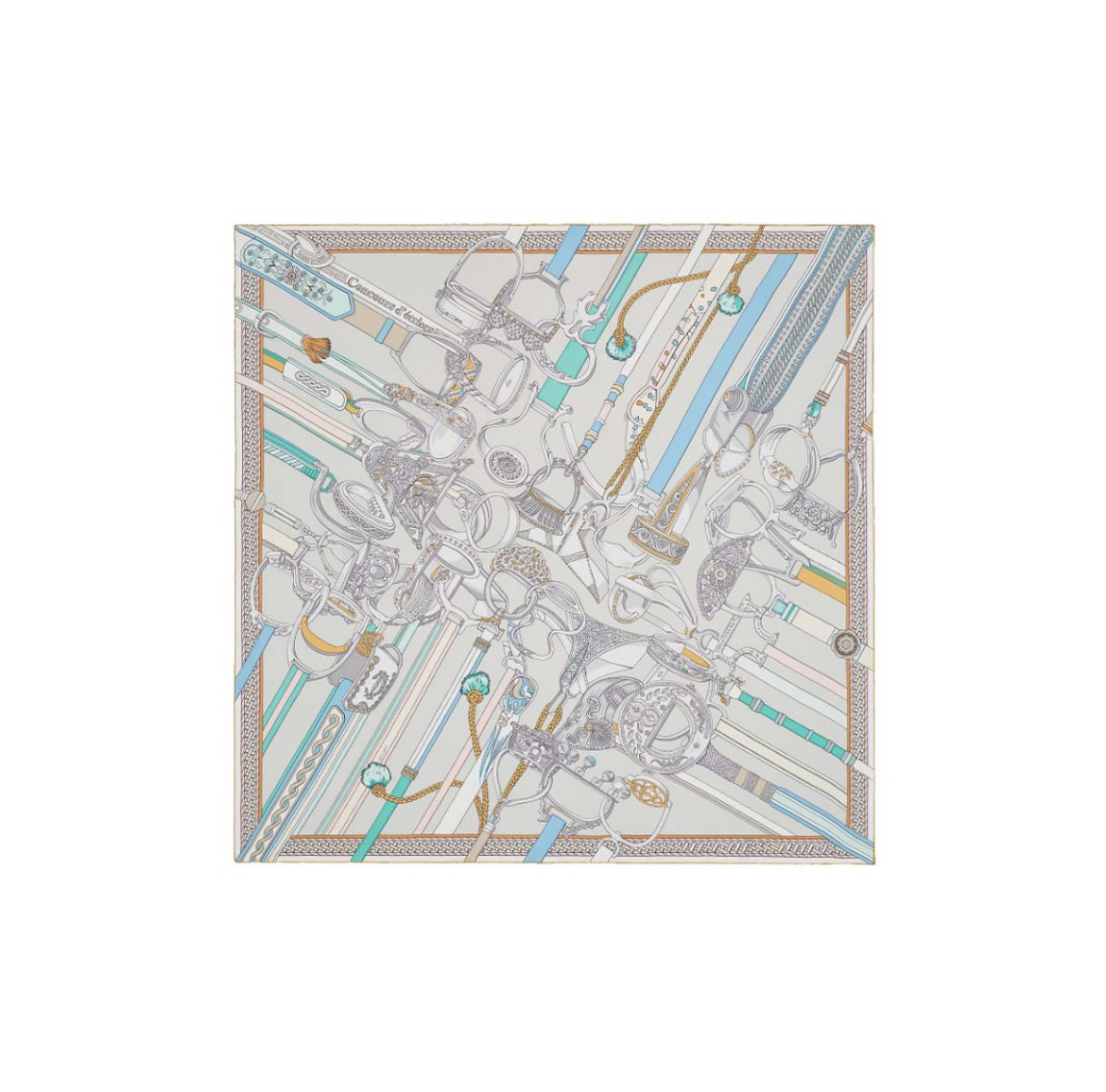 95新 Hermes/爱马仕    CZF0531/Hermes/斜纹丝巾/尺码均码