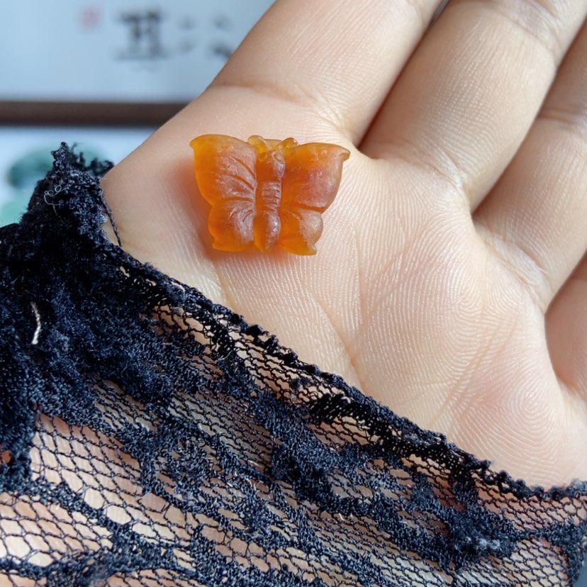 【闪购商品】未镶嵌定制翡翠蝴蝶