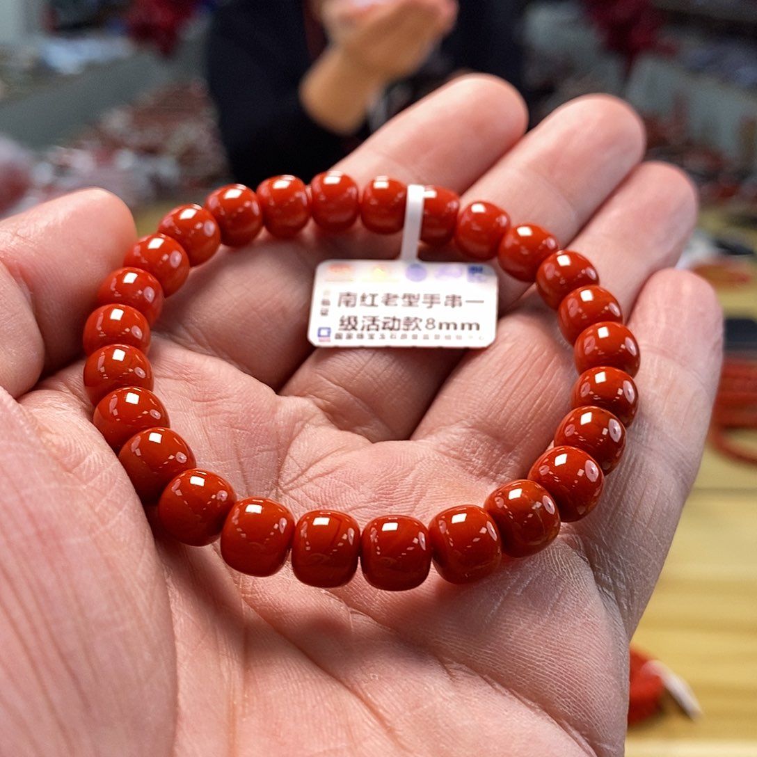 南红玛瑙急急急未镶嵌8mmmmm