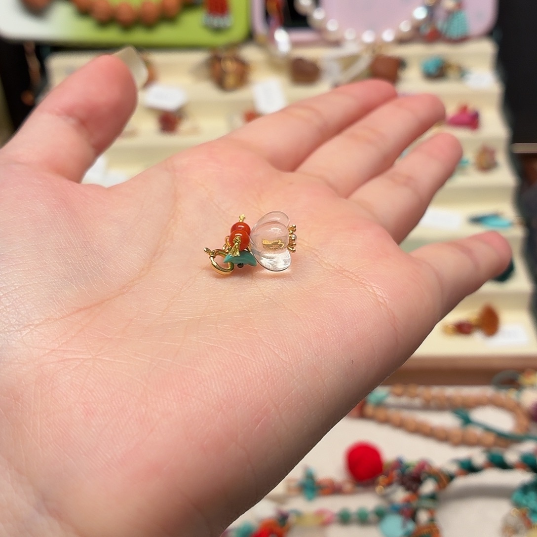 可爱花花小提溜挂件