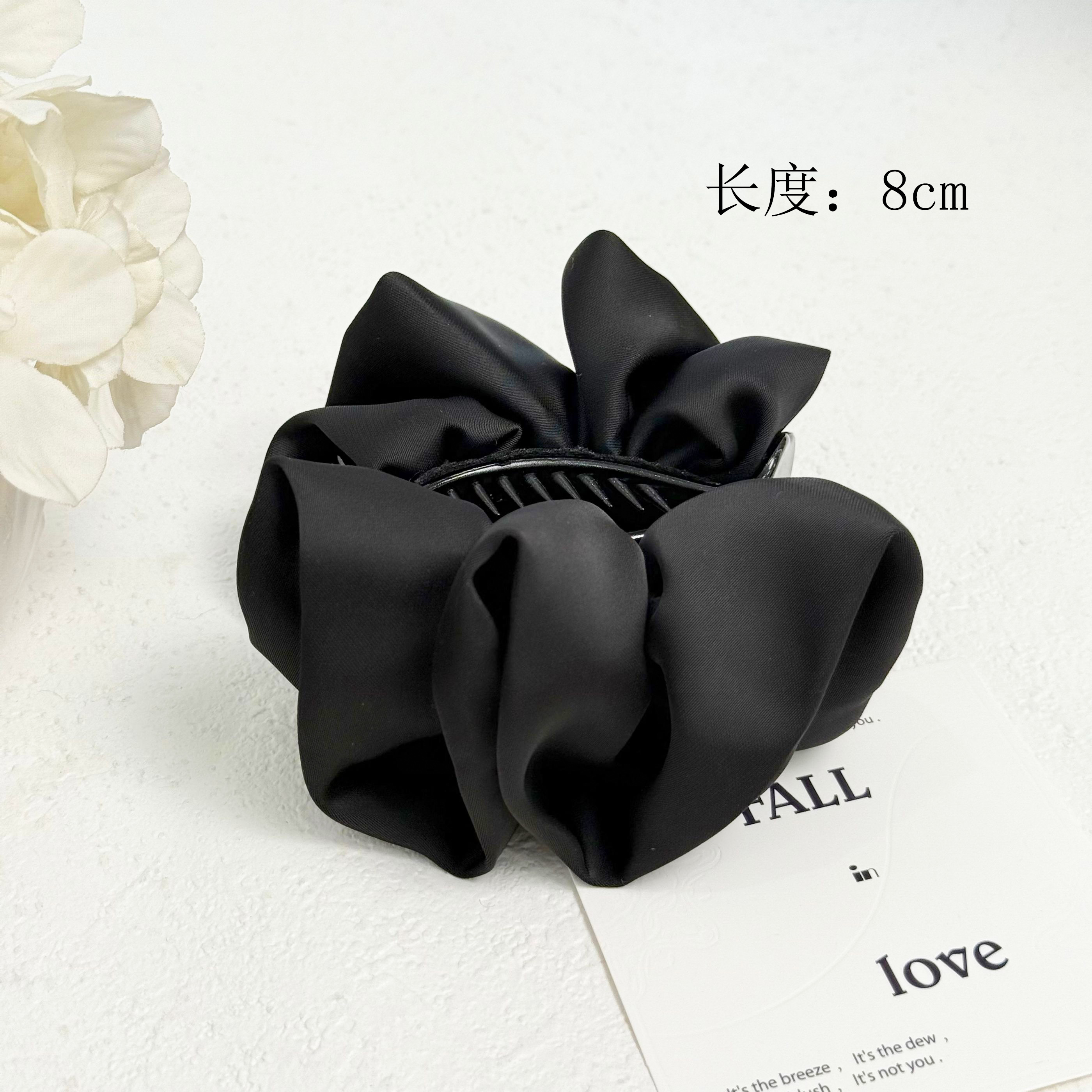 BAOSHATI/宝莎缇F-171简约云朵褶皱丸子头抓夹