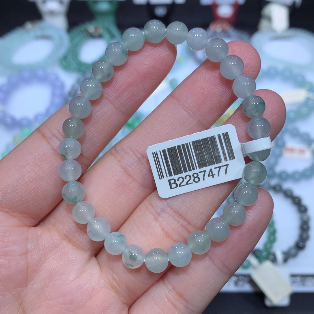 翡翠未镶嵌手串天然