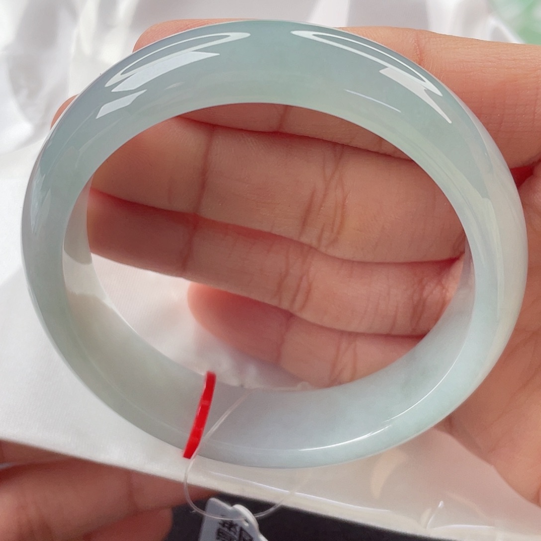 翡翠手镯未镶嵌56-57轮胎手镯