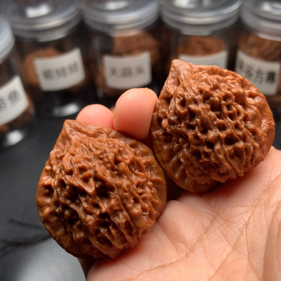 吊坠文玩核桃朱雀38