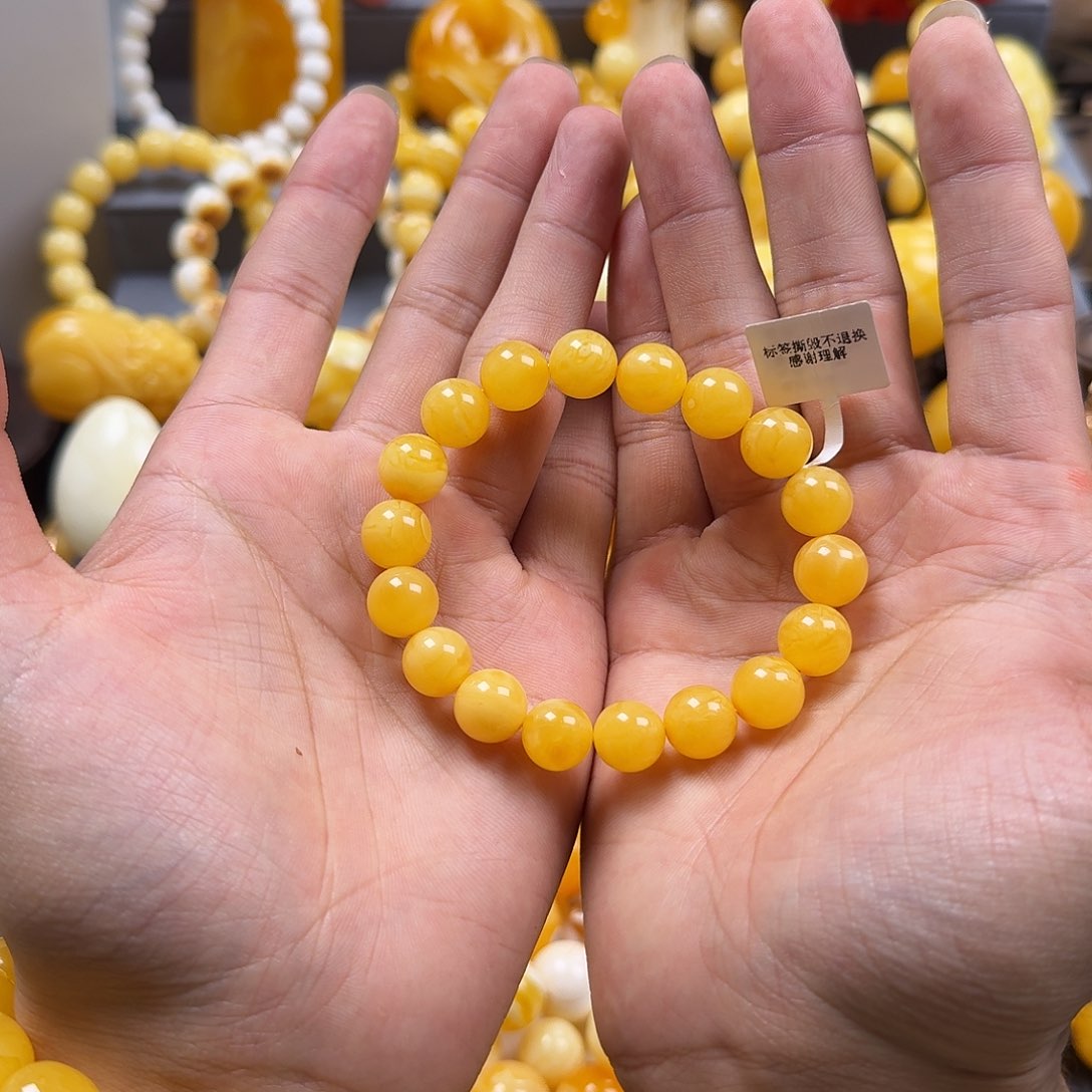 蜜蜡珠宝奇石未镶嵌11mm