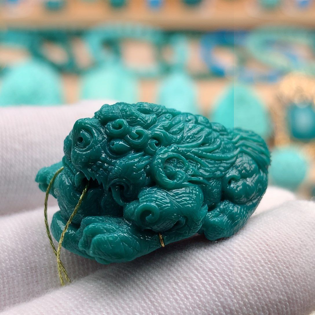 绿松石珠宝奇石未镶嵌