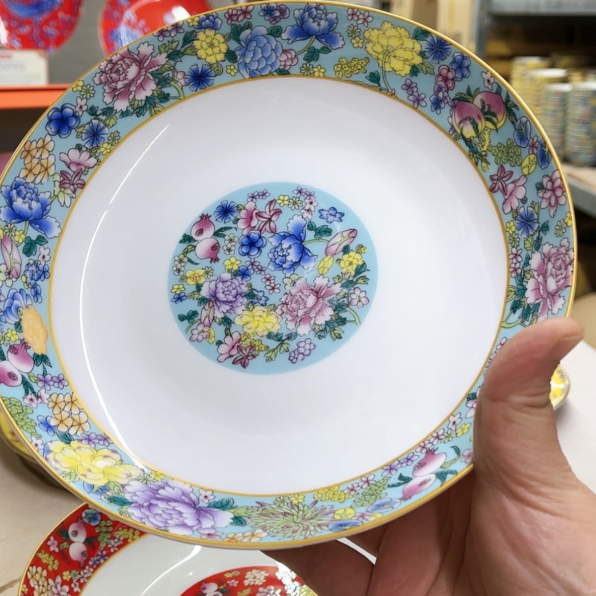 【闪购商品】骨瓷8英寸1深。。。。。。。