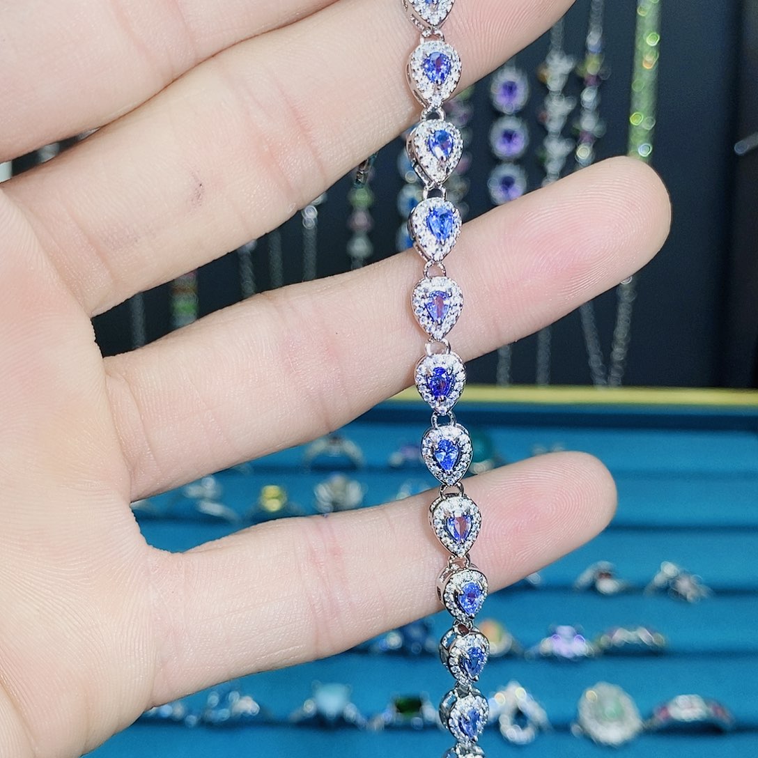 紫晶珠宝半成品银S925镶嵌