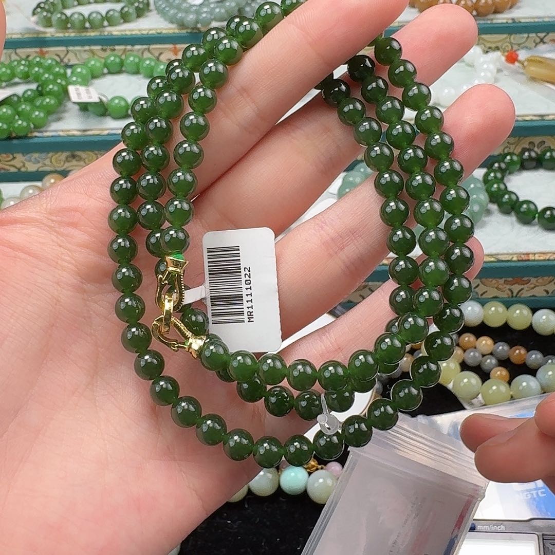 和田玉手串未镶嵌