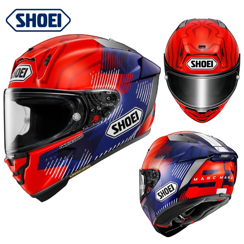 shoei头盔x15全盔马奎斯红蚂蚁摩托车头盔男全盔赛车盔跑盔