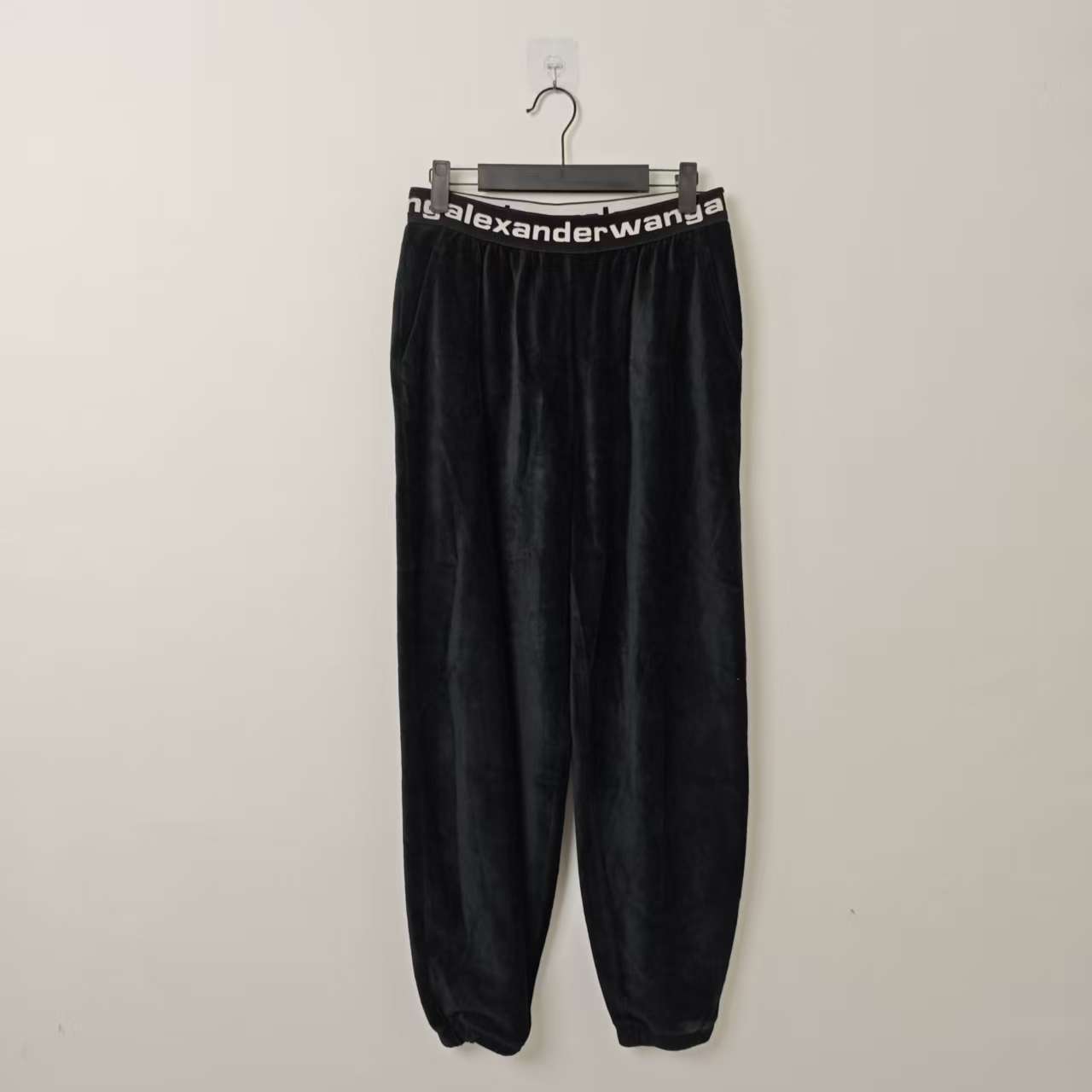 95新 Alexander McQueen/亚历山大·麦昆 黑色休闲裤秋冬/yz211