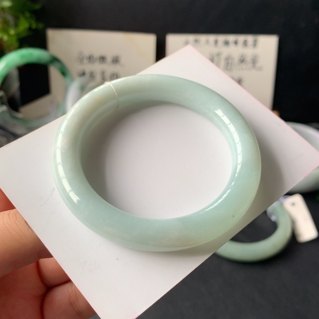 翡翠未镶嵌手镯2号49.4-9.6-9.3