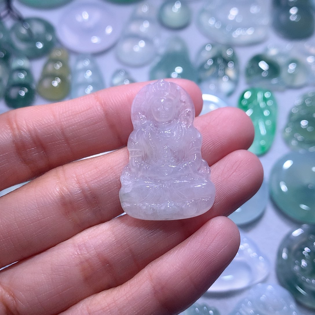 【闪购商品】翡翠颈饰未镶嵌度母