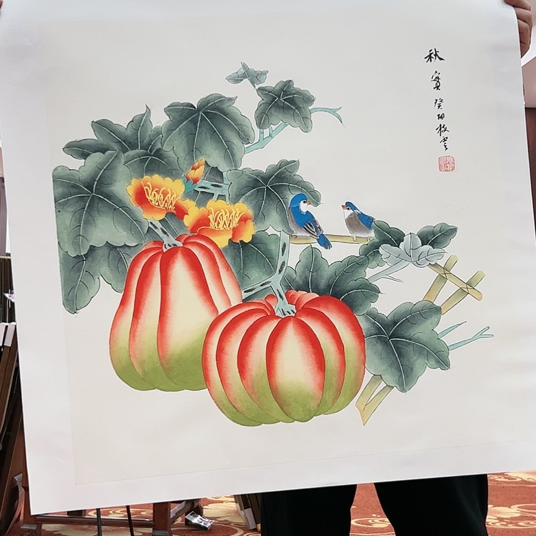 国画姜国华展览原作