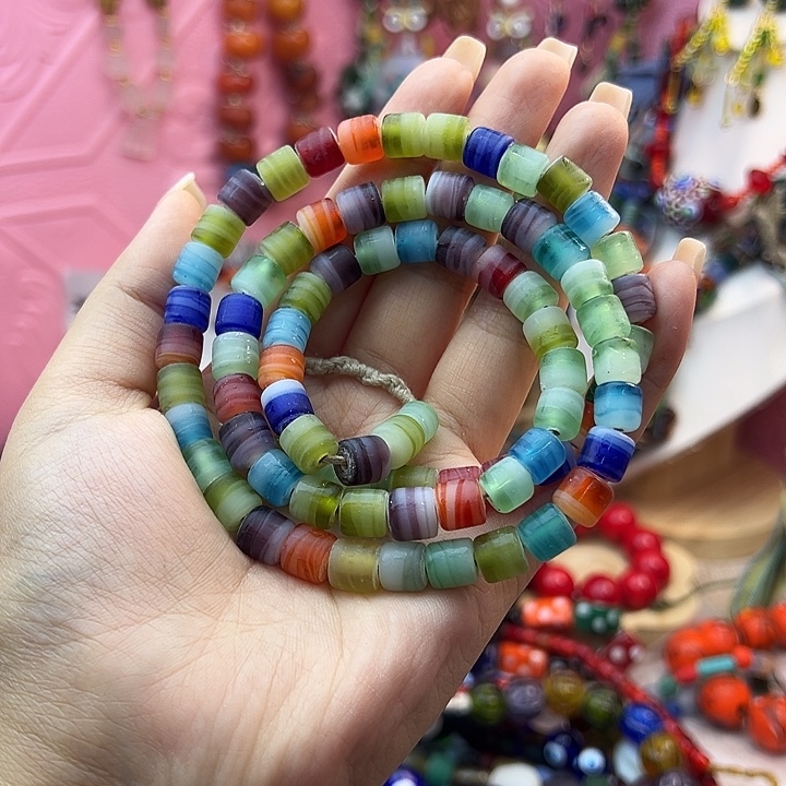 琉璃毛衣链尼泊尔琉璃