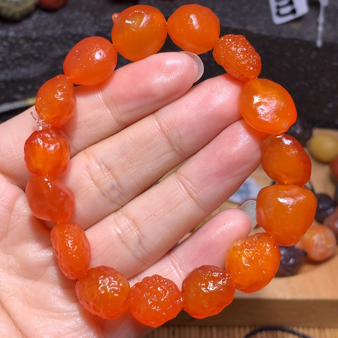 未镶嵌玛瑙/玉髓珠宝半成品