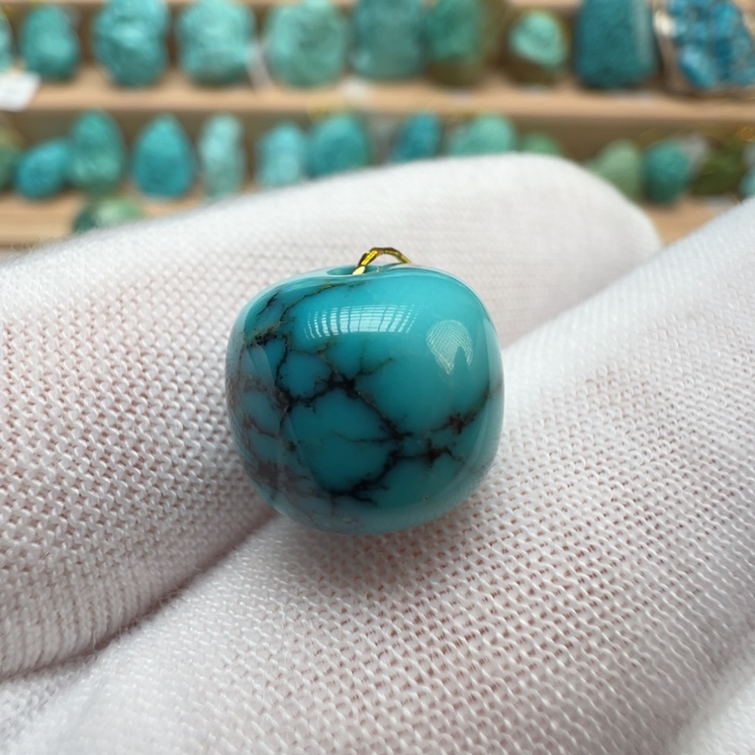 绿松石未镶嵌配饰10.9*9.6