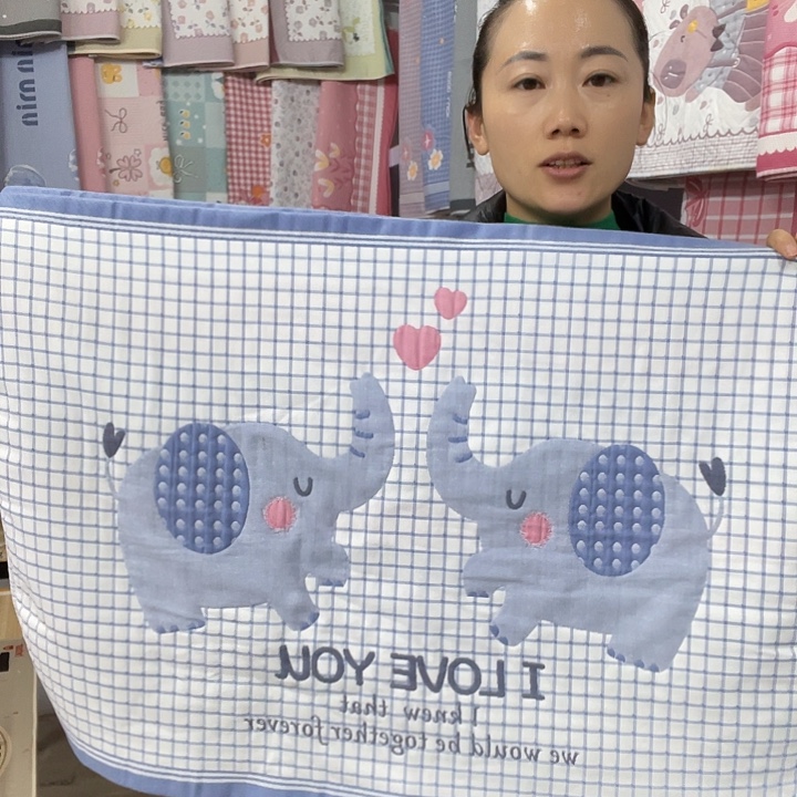 棉特价蓝色小飞象