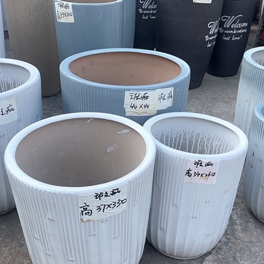 红陶陶瓷花盆默认瑕疵