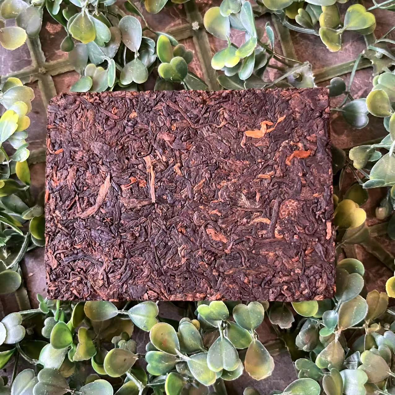 雨腾妹夫 “天X第Y财S”五路CS紫芽菩提天尖100g/砖 熟茶 (6月22）