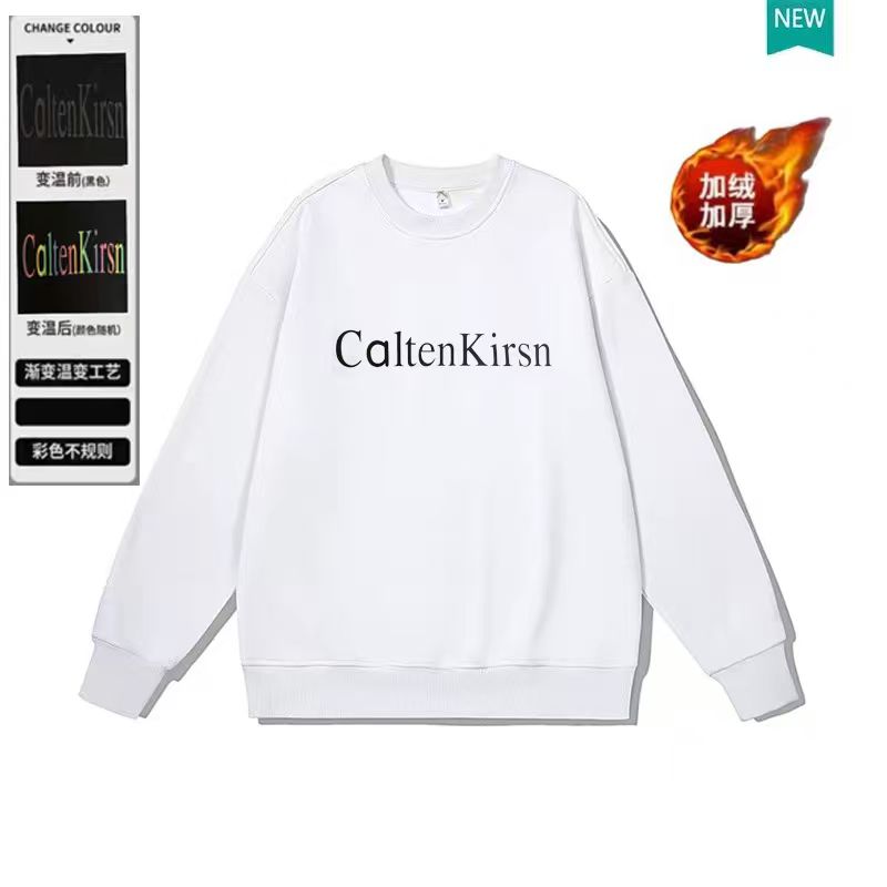 CaltenKirsn男女同款加绒卫衣-温变