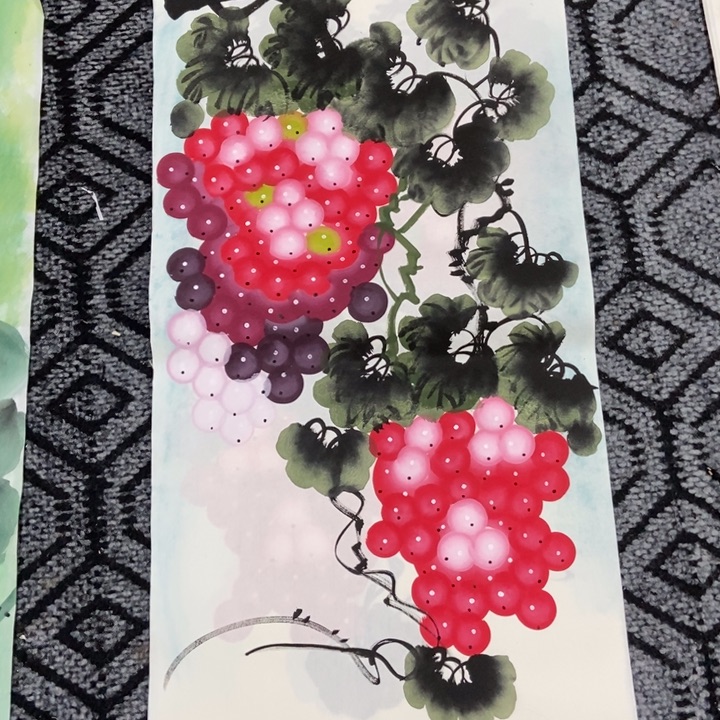 枕书斋画廊的直播间