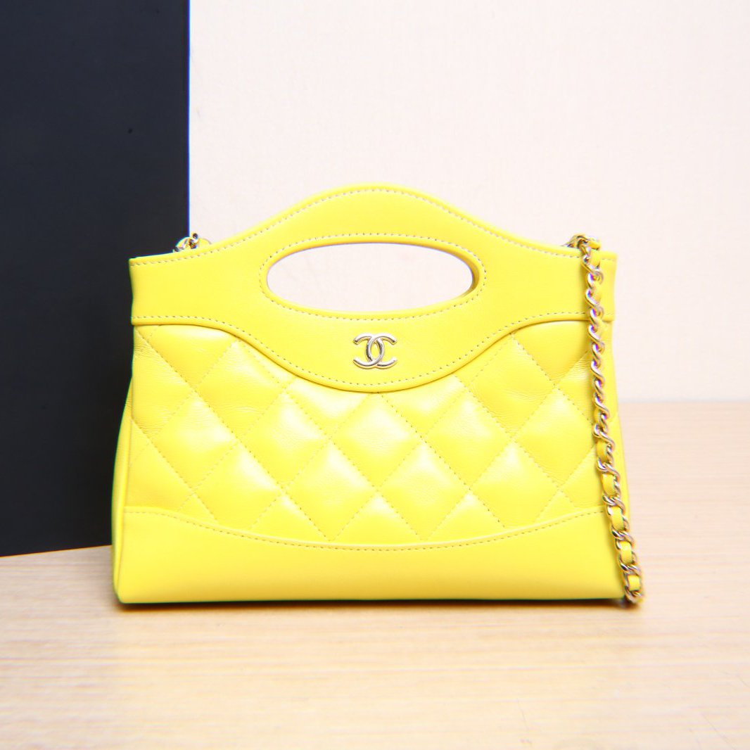 99新 Chanel/香奈儿 小花姑姑 336474 31Bag Nano 横版 20.5cm