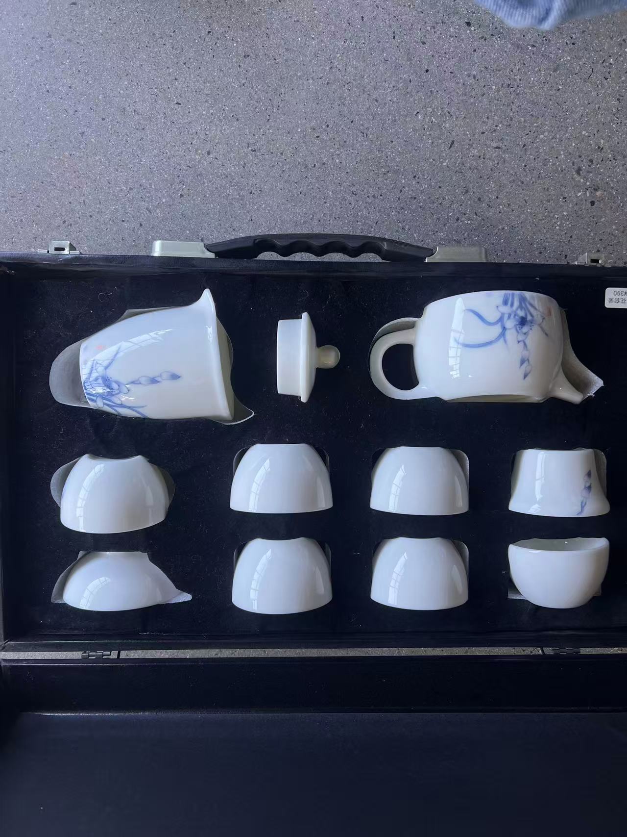 清仓处理瓷又见青山茶具套装适合家用泡茶