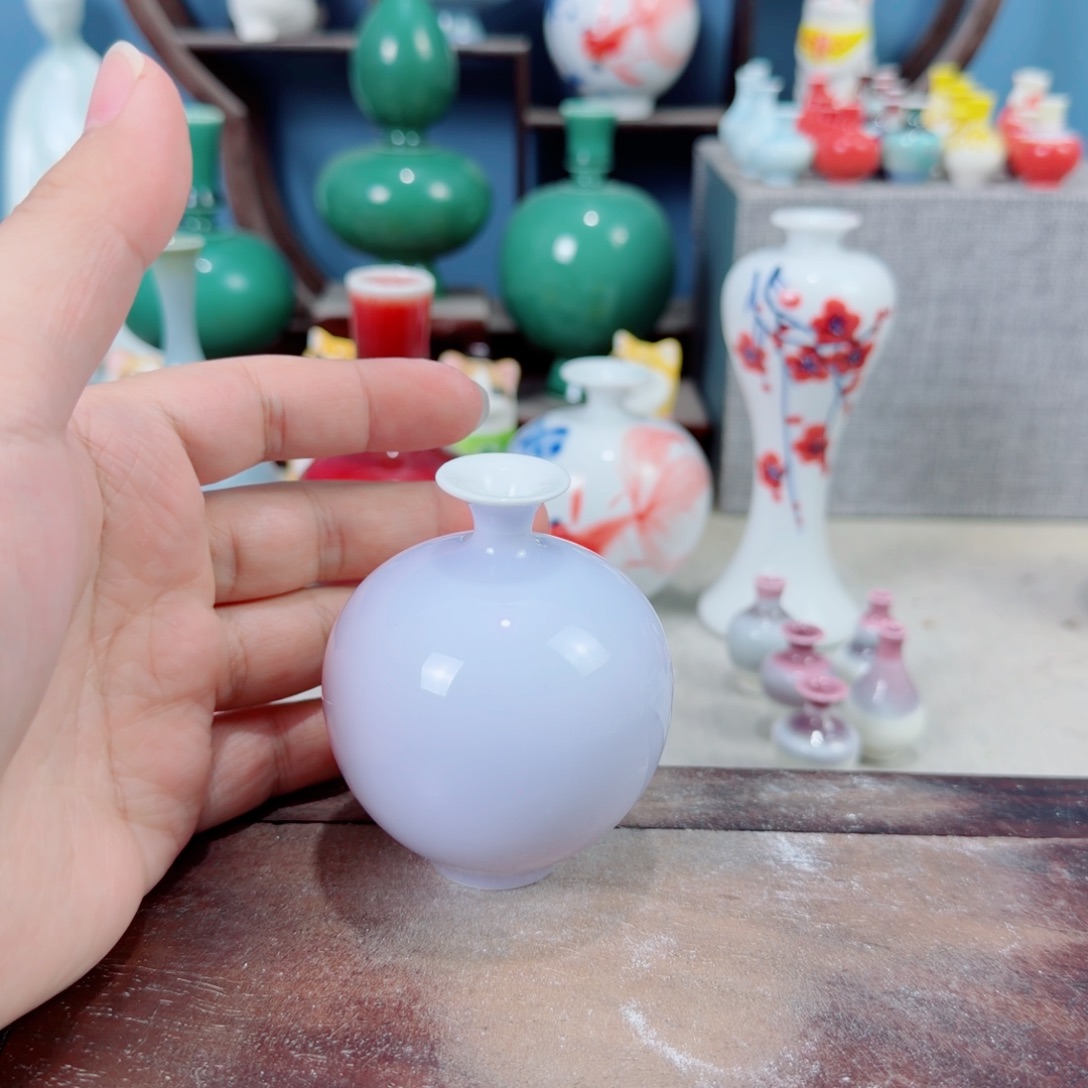 陶瓷手工小花器摆件