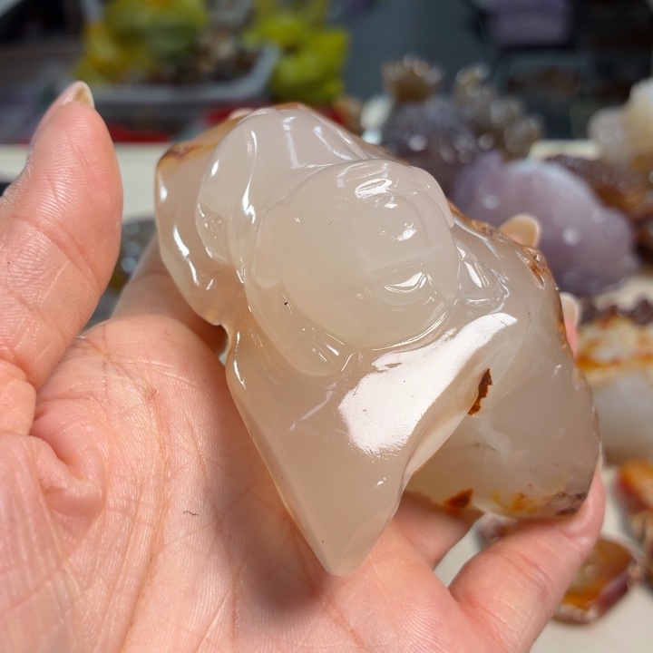 玛瑙/玉髓未镶嵌吊坠(不含链)