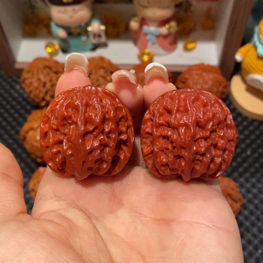 吊坠桃核34玉化苹果园，1260