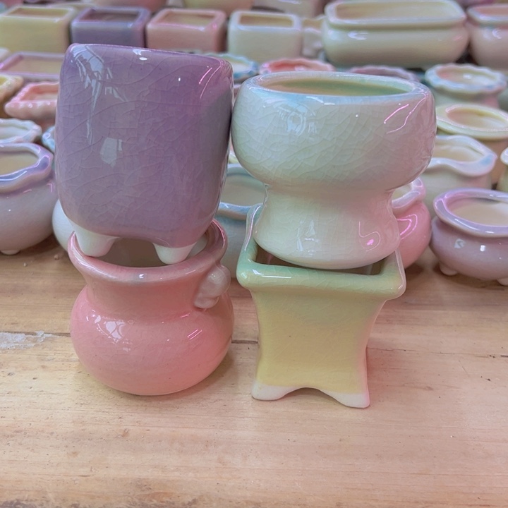 陶瓷花盆当场凑满12包邮