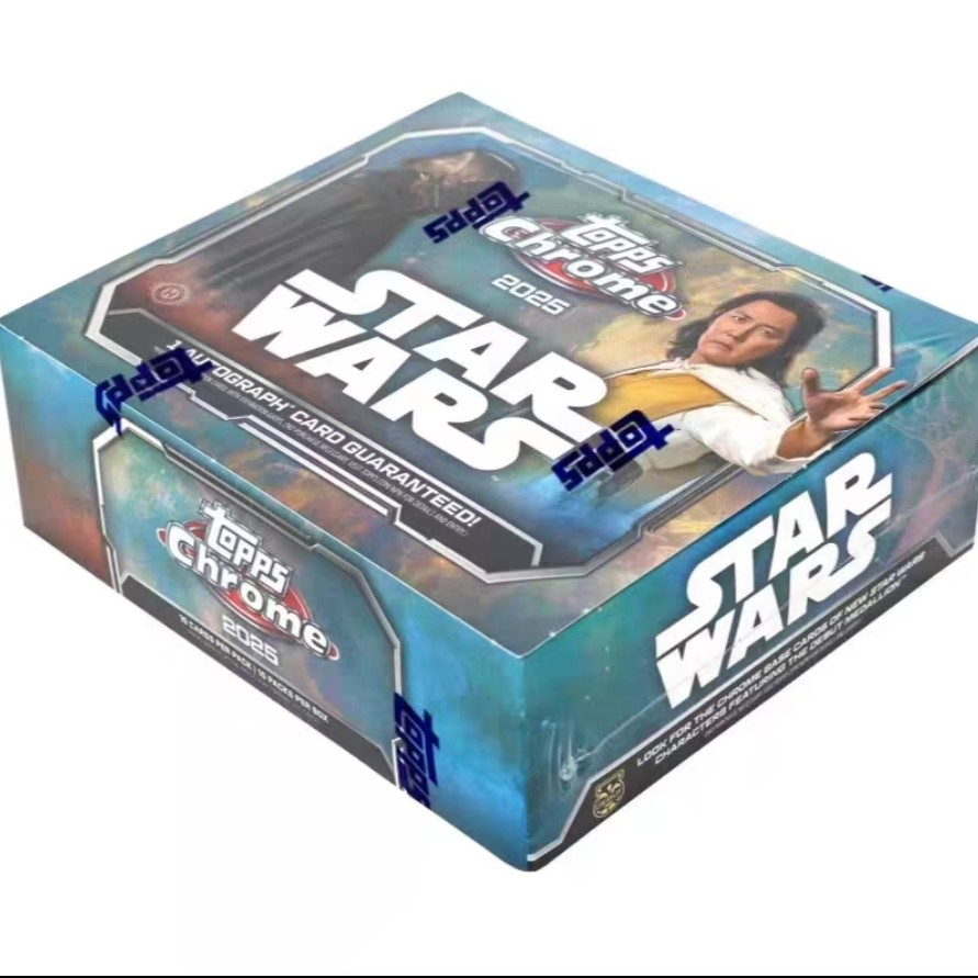 2025 topps chrome Star wars 星球大战 hobby 1 盒 【默认代拆】