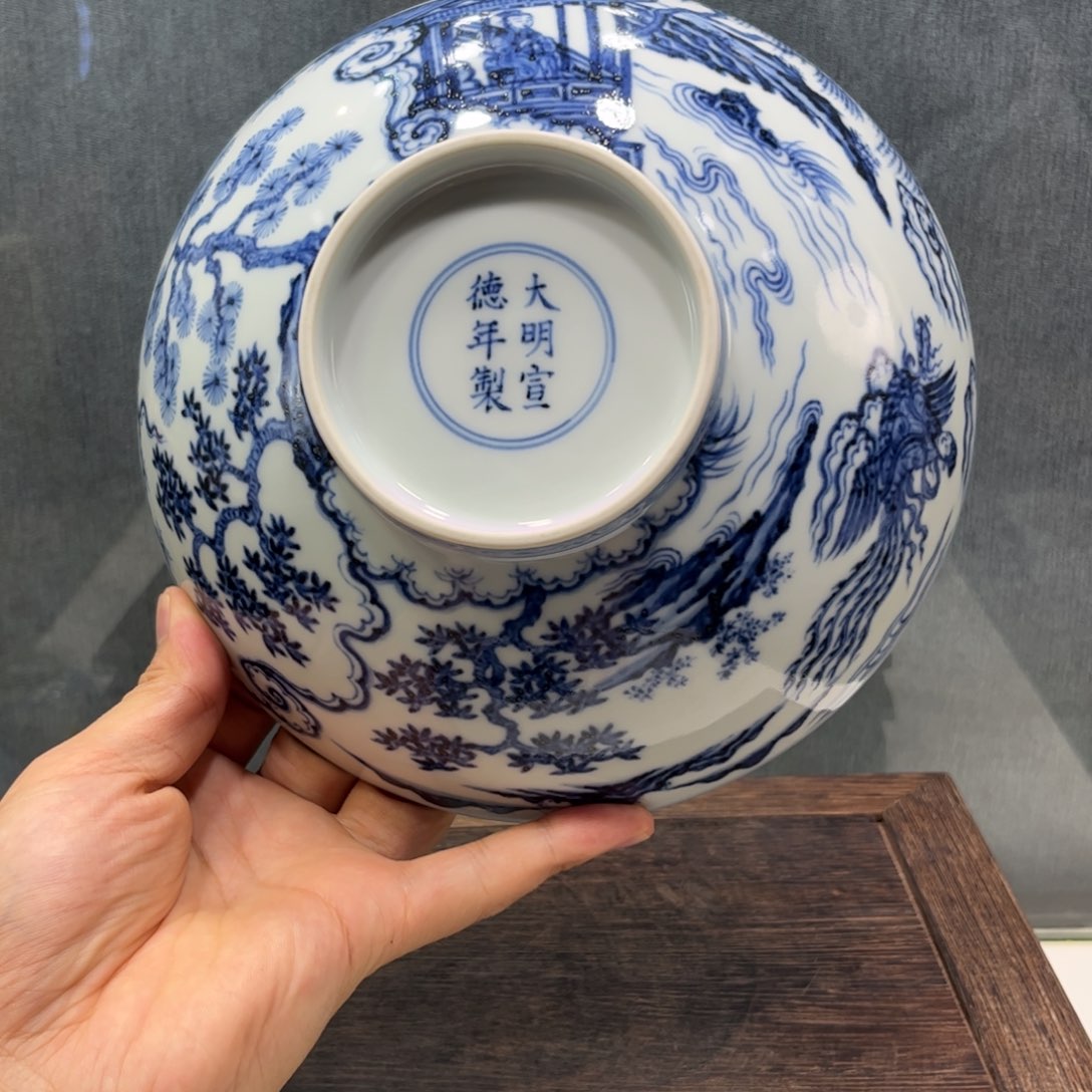 一***真摆件瓷器工艺品摆件青花