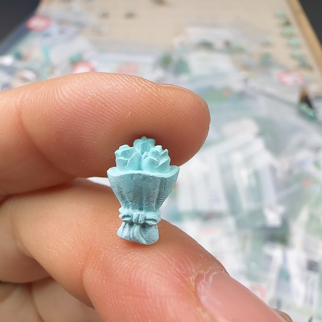 绿松石珠宝半成品未镶嵌