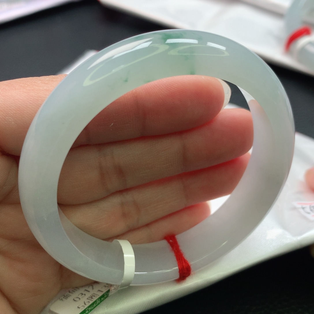 翡翠手镯未镶嵌缅甸56