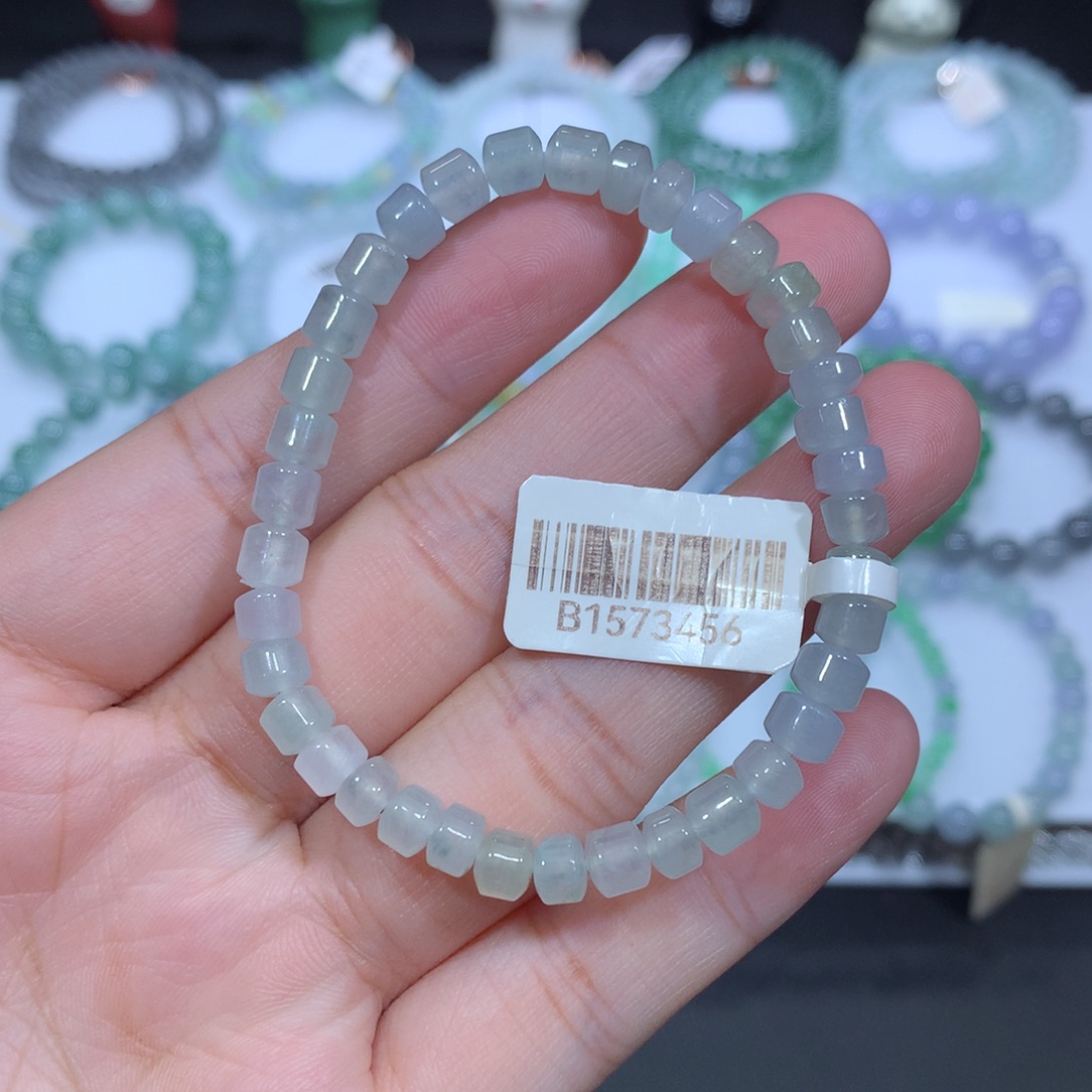 未镶嵌手串翡翠天然