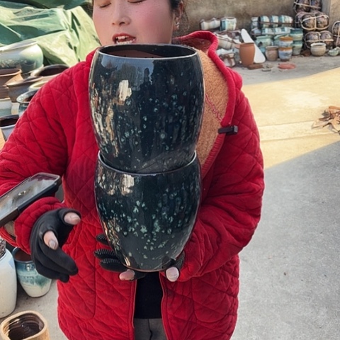 口16高20瑕疵盆瑕