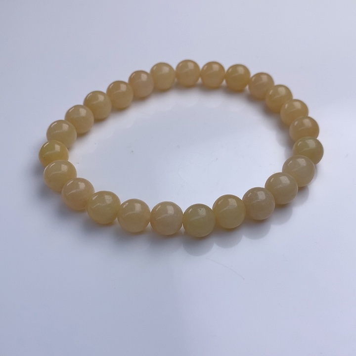 翡翠手串未镶嵌7.3mm！