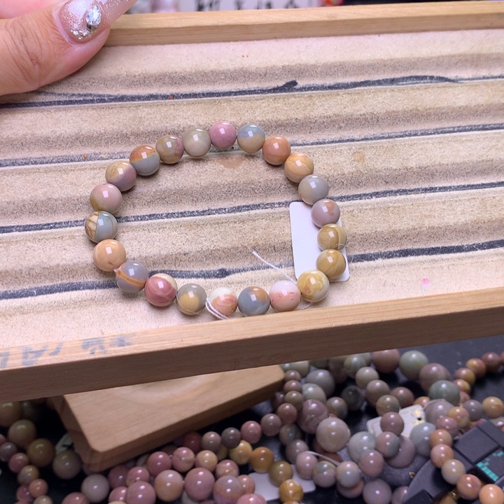 石英质玉手链合金羊**~