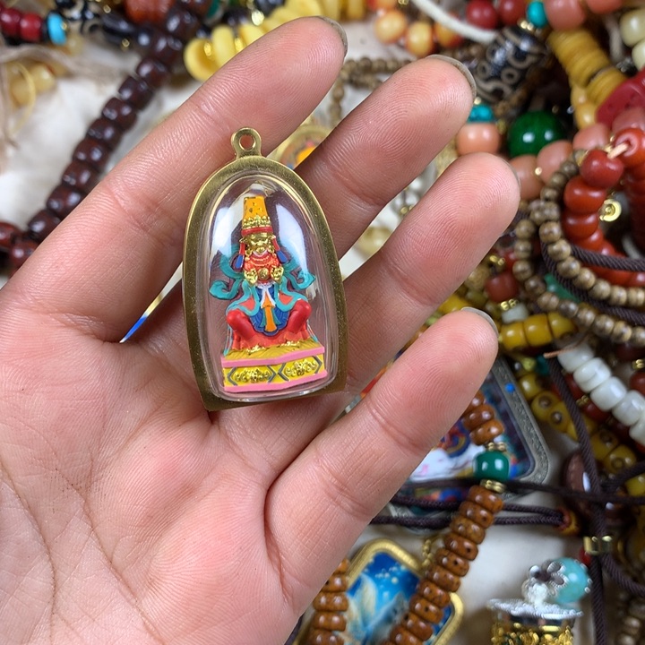 泥塑金***豆藏式风格民俗手工艺