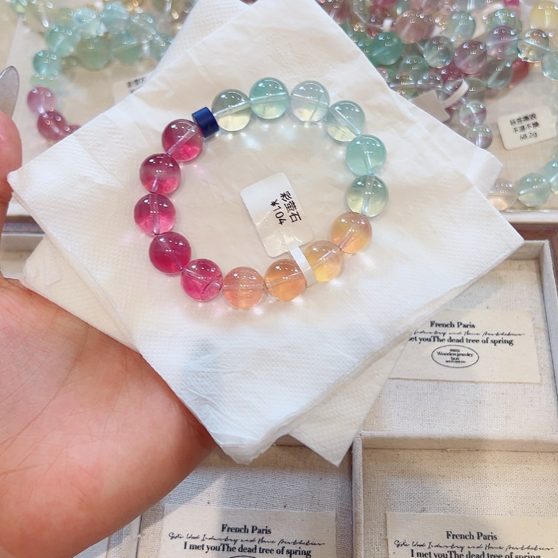 窝***窝水晶手链未镶嵌48小时鉴赏